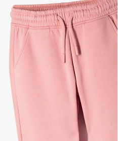 pantalon de jogging interieur molletonne fille rose pantalonsF251401_2