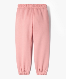pantalon de jogging interieur molletonne fille rose pantalonsF251401_4