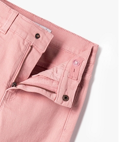 pantalon cargo straight a taille ajustable fille rose pantalonsF258201_3