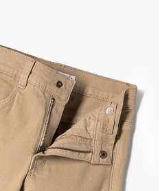 pantalon cargo straight a taille ajustable fille beige pantalonsF258401_3