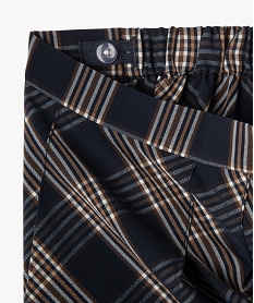 jupe plissee a carreaux fille bleu robes et jupesF259001_2
