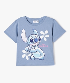tee-shirt manches courtes avec motif stitch fille - disney bleu tee-shirtsF265601_1