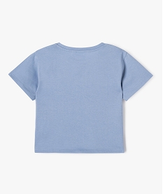 tee-shirt manches courtes avec motif stitch fille - disney bleu tee-shirtsF265601_3