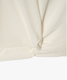 tee-shirt manches longues effet noue fille blanc chine tee-shirtsF267501_2