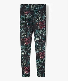 GEMO Legging long de sport en stretch à large ceinture élastique Imprimé