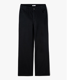 GEMO Jean Straight taille ajustable fille noir standard