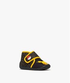 chaussons montants avec motif pikachu garcon- pokemon noir standardF291701_2