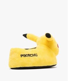 chaussons 3d forme pikachu garcon - pokemon jaune standardF292301_4