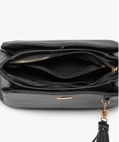 sac a bandouliere petit format avec pampille femme noir standard sacs bandouliereF293301_3