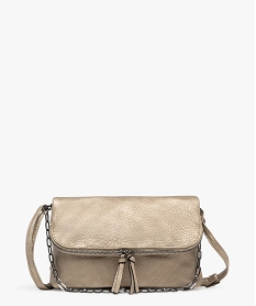 sac a bandouliere graine avec anse en chaine metal dore sacs bandouliereF293601_4