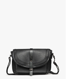 GEMO Sac besace compact femme noir standard