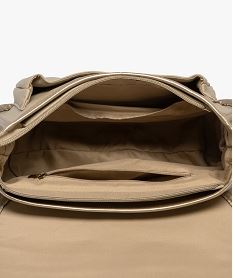 sac besace compact femme brun sacs bandouliereF294101_3