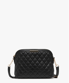 GEMO Sac à bandoulière avec devant matelassé femme noir standard