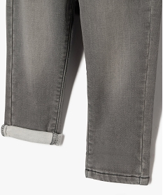 jean slim en denim stretch delave bebe garcon - lulucastagnette gris jeansF298701_2