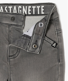 jean slim en denim stretch delave bebe garcon - lulucastagnette gris jeansF298701_3
