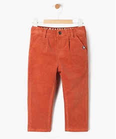 GEMO Pantalon en velours bébé garçon - LuluCastagnette Orange