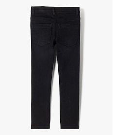 jean skinny stretch taille haute ajustable garcon noir jeansF300801_3