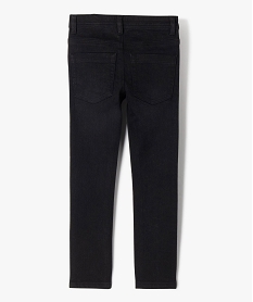 jean skinny stretch taille haute ajustable garcon noir jeansF300801_4