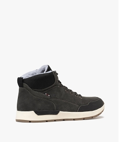 baskets homme mid-cut fourrees sherpa a semelle epaisse gris standard baskets et tennisF305401_4