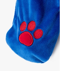 bonnet peluche avec oreilles animees garcon - pat patrouille bleu standard foulards echarpes et gantsF307401_4