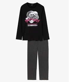 pyjama imprime homme - rick and morty noirF307901_4