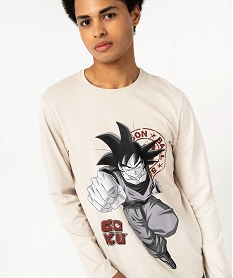 pyjama 2 pieces en jersey de coton imprime san goku homme - dragon ball super beigeF308001_2