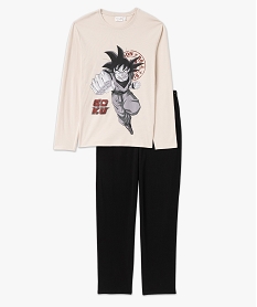 pyjama 2 pieces en jersey de coton imprime san goku homme - dragon ball super beigeF308001_4