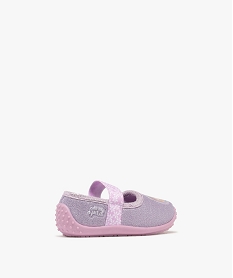 chaussons a paillettes la reine des neiges bebe fille - disney violet standardF310001_4