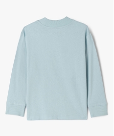 tee-shirt a manches longues avec motif jeu video garcon bleu tee-shirtsF316301_4