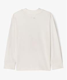 tee-shirt a manches longues avec motif jeu video garcon beige tee-shirtsF316401_3