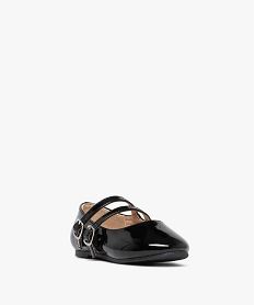 ballerines fille vernies avec double brides a boucle noir vifF321101_2