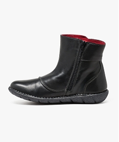 boots femme fourrees style chelsea en suedine brunF326201_3