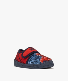 chaussons garcon pantoufles a scratch - spiderman rouge standardF326901_2