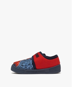 chaussons garcon pantoufles a scratch - spiderman rouge standardF326901_3