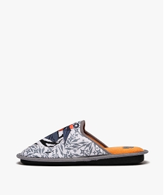 chaussons garcon mules en velours ras - naruto orange standardF327101_3