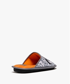 chaussons garcon mules en velours ras - naruto orange standardF327101_4