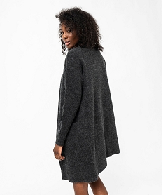 gilet long porte ouvert femme gris giletsF329301_3
