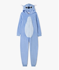 combinaison pyjama en maille peluche garcon - stitch bleuF335701_4