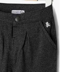 pantalon lulucastagnette bebe garcon gris pantalonsF340201_2