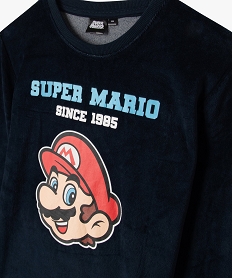 pyjama en velours avec motif mario garcon - super mario bleuF341301_2