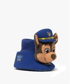 chaussons garcon en volume chase avec col chaussette - pat patrouille bleu standardF344401_2