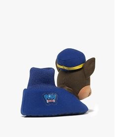 chaussons garcon en volume chase avec col chaussette - pat patrouille bleu standardF344401_4