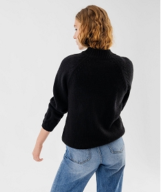 pull a torsades avec strass brodes femme noir pullsF345301_3
