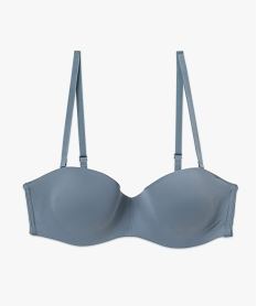 soutien-gorge bandeau en microfibre avec bretelles muti-positions gris standard soutien-gorge bandeauF345601_4