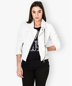GEMO Veste bicolore style collège femme noir standard