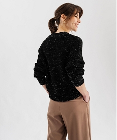 pull avec sequins femme noir pullsF356501_3
