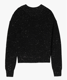 pull avec sequins femme noir pullsF356501_4