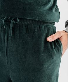 pyjama en velours bicolore homme vertF358201_4