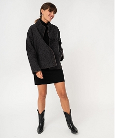 pull fin en viscose a col roule femme noir pullsF363201_4