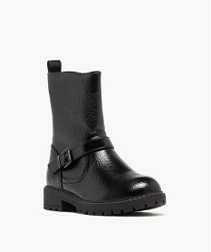 bottines esprit biker en matiere brillante fille - lovely wings noir vifF366701_2